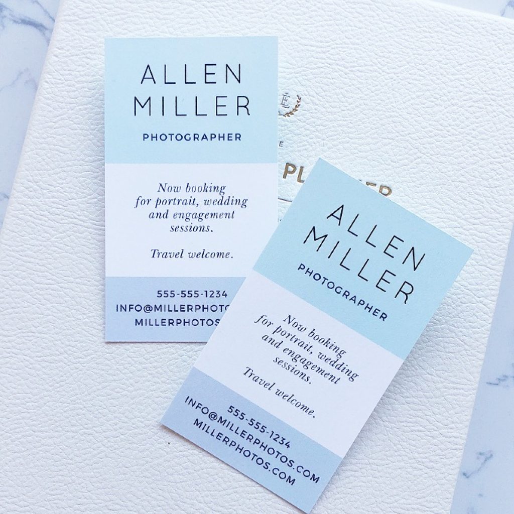 best photography business cards
